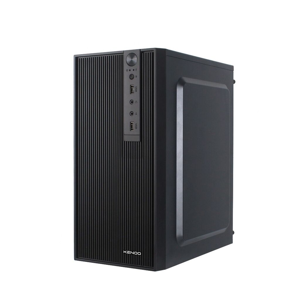 Vỏ case Kenoo T10 Black; M-ATX, Mini ITX ; L300 x W180 x H350 mm; Nguồn ATX lắp trên; 2 HDD + 2 SSD 2.5;