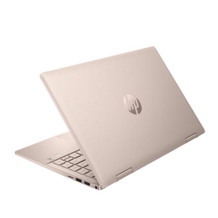 Laptop HP Pavilion X360 14-EK2024TU-9Z2V6PA - Vàng - 14 FHD Touch IPS+ Pen + FP; Intel Core 5-120U; 16GB 3200MHz; 512GB SSD; Wifi6+ BT5.2; Alu A,B,C; Win11H; 1Y