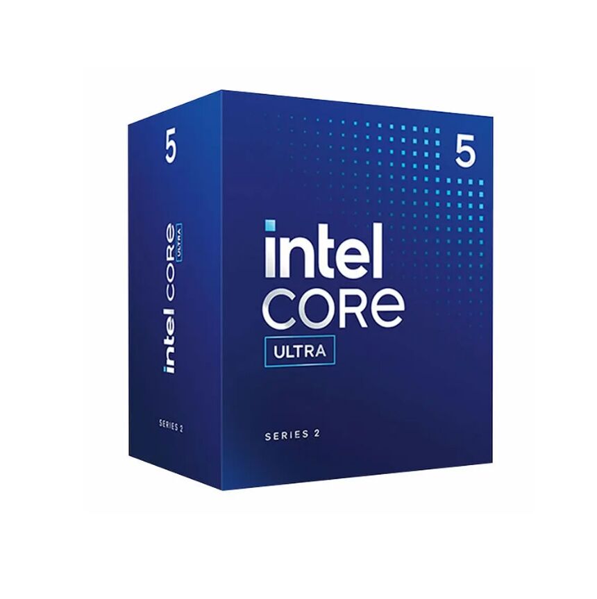 CPU Intel Core Ultra 5 225 4.9 Ghz; 10 nhân 10 luồng; LGA1851; 22MB; 121W; DDR5 6400; NPU 13 TOPS; 3Y (ULTRA5-225)
