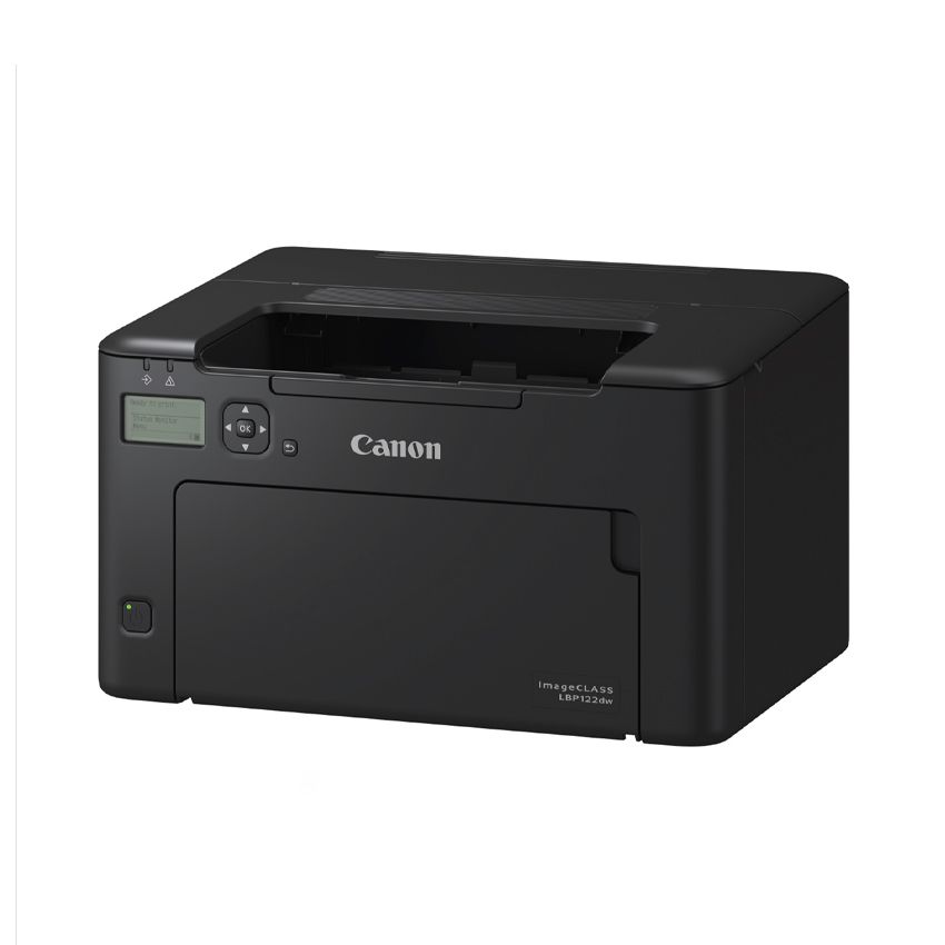 Máy in Laser Canon LBP122DW - A4; Auto Duplex; 29 ppm; 600x600 dpi; Mực 071 1200 trang; USB 2.0 + LAN 10/100 + Wi-Fi 802.11b/g/n; 256MB; 5-line LCD; 2Y