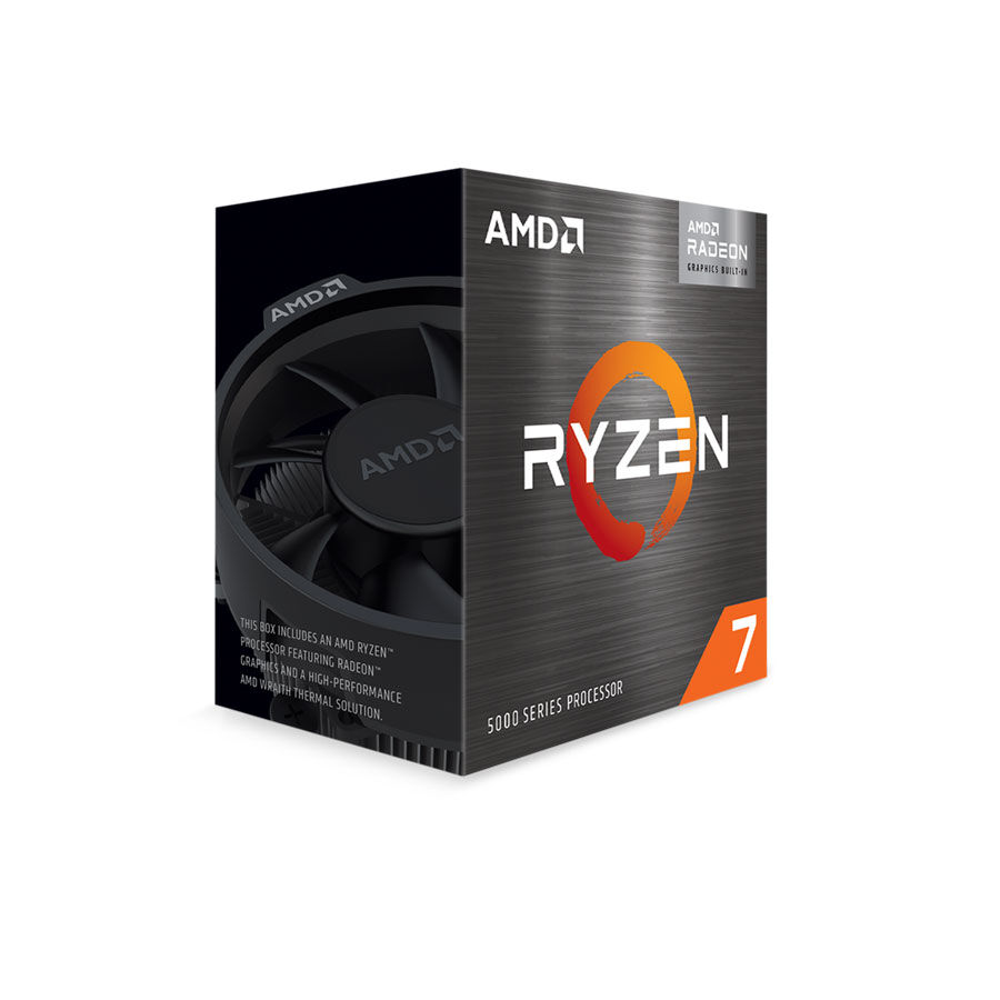 Bộ VXL AMD Ryzen7 5700G - AM4 ,20MB.3.8GHz, 65W
