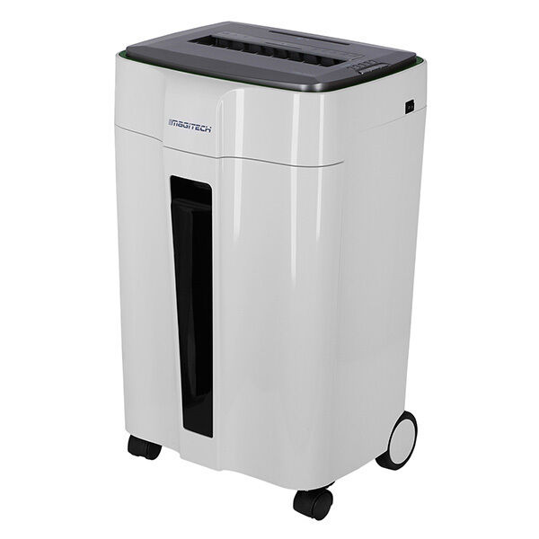 Máy hủy tài liệu Magitech DM-220C, Hủy vụn14 – 16 tờ (70g),4x20mm,230 mm (A4),2.0m/min, 30L, CD/ Kim Bấm/ Thẻ Từ: 2x10mm,