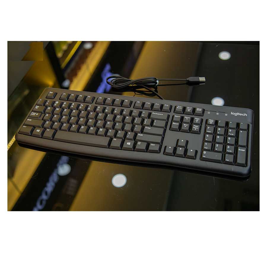 Bàn phím Logitech K120 Full size - USB; Màu đen