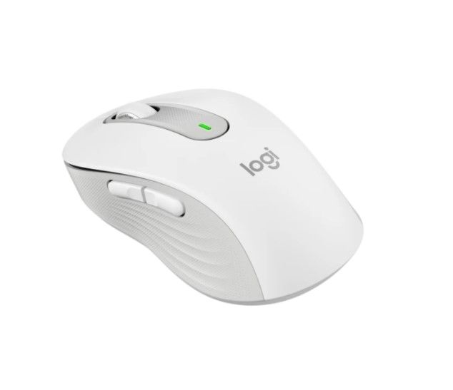 Chuột không dây Logitech M650 L Signature - màu trắng - BT + Logi Bolt; Pin AA*1