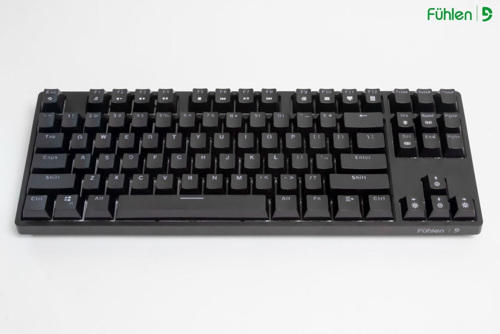 Bàn phím cơ Fuhlen D87s TKL 87 phím - RGB; màu đen; Huano Red switch; Cáp USB-C rời