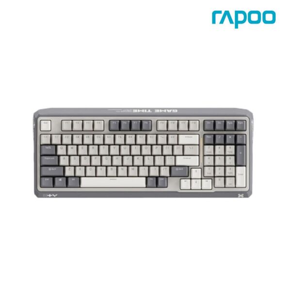 Bàn phím quang học IR Gaming Rapoo V750PRO-98 - màu đen,/xám/be, REDSWITCH, USB 2.0, 98 phím , Chống Thấm Nước & Bụi Chuẩn IP68, RGB-4 chế độ dải sáng