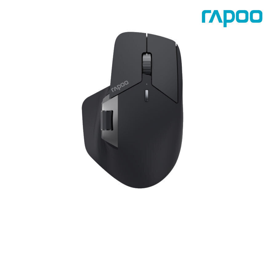 Chuột không dây Rapoo MT760M - Màu đen, Bluetooth + Wireless, 4000dpi, Cuộn hợp kim hông, chia sẻ file giữa nhiều máy tính
