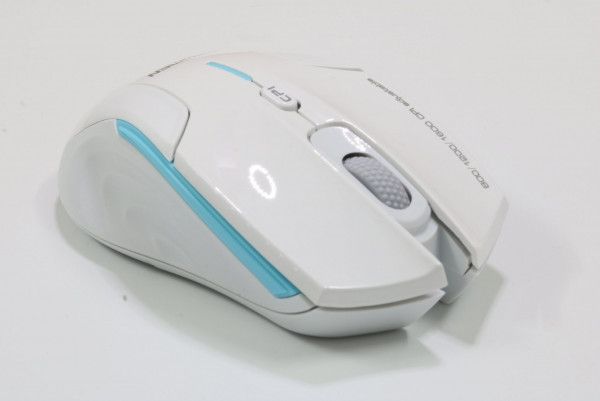 Chuột không dây Newmen Gaming E500-PRO-WH (trắng) - 2.4GHz+Bluetooth 5.0 dual mode/4000DPI/6 nút