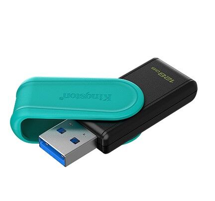 USB Kingston 128GB DataTraveler Exodia S- Màu xanh - USB 3.2 Gen 1; nắp xoay - DTXS/128GB