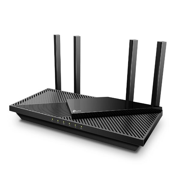 Router Wi-Fi 6 TP-Link Archer AX55 AX3000: 4 anten (5GHz: 2402Mbps+ 2.4GHz: 574Mbps); 1 Wan + 4 Lan 100/1000Mbps; 1USB 3.0; OneMesh; 12VAC/1A; 2Y (ARCHER-AX55)