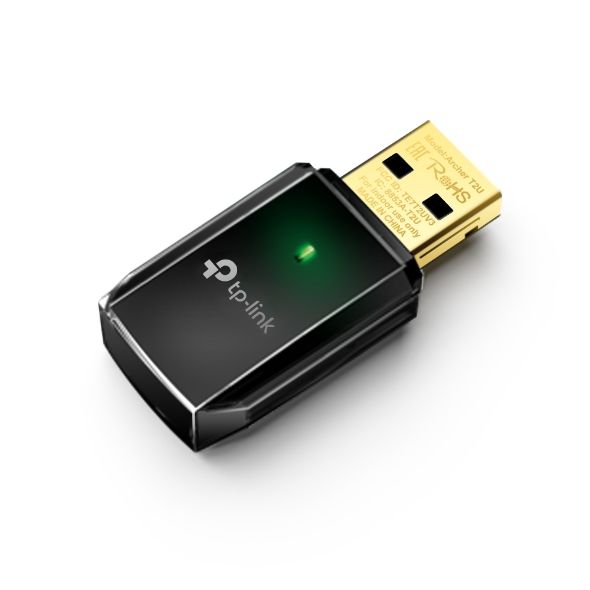 USB Wi-Fi TP-Link Archer T2U Dual Band AC600 ; An-ten ngầm; 600 Mbps(200 Mbps: 2.4 GHz, 433 Mbps: 5 GHz); 2Y (T2U)