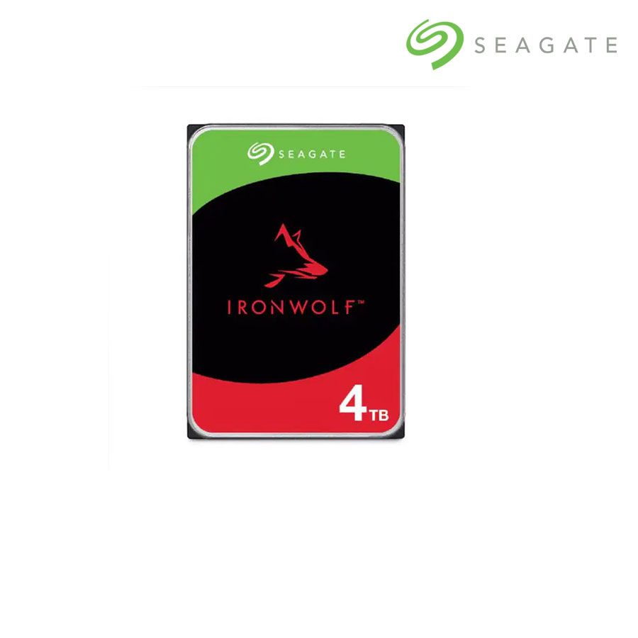 HDD 4TB 3.5-Inch Seagate IronWolf: 5400RPM; SATA 6Gb/s; CMR; Cache 256MB; NAS; 3Y+3Y Help data(ST4000VN006)