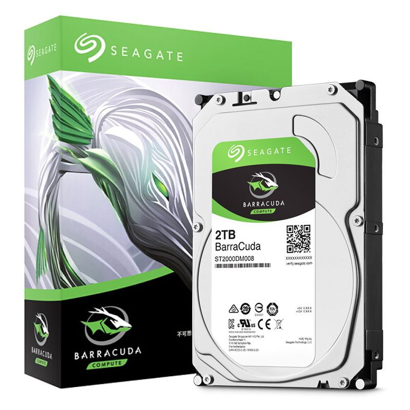 HDD 2TB 3.5 Seagate Barracuda: SATA3; 256MB cache; 7200rpm; 2Y (ST2000DM008)