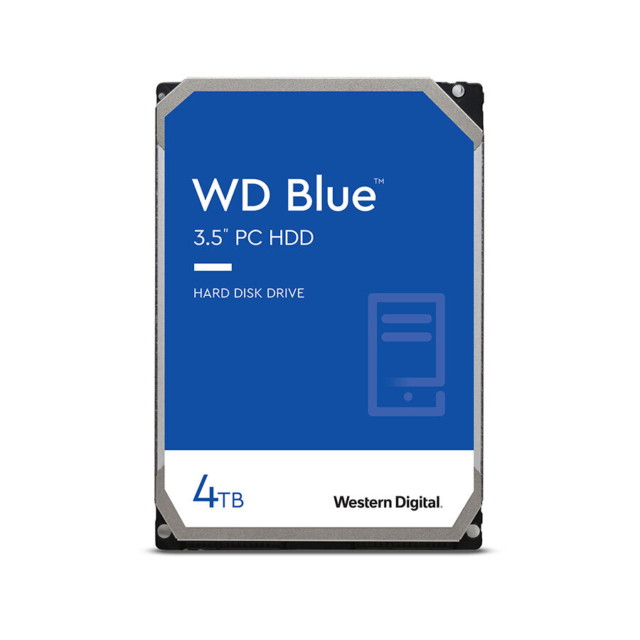 HDD 4TB 3.5 WD Cariar Blue: SATA3; Cache 256Mb; 5400 RPM; 2Y (WD40EZAX)