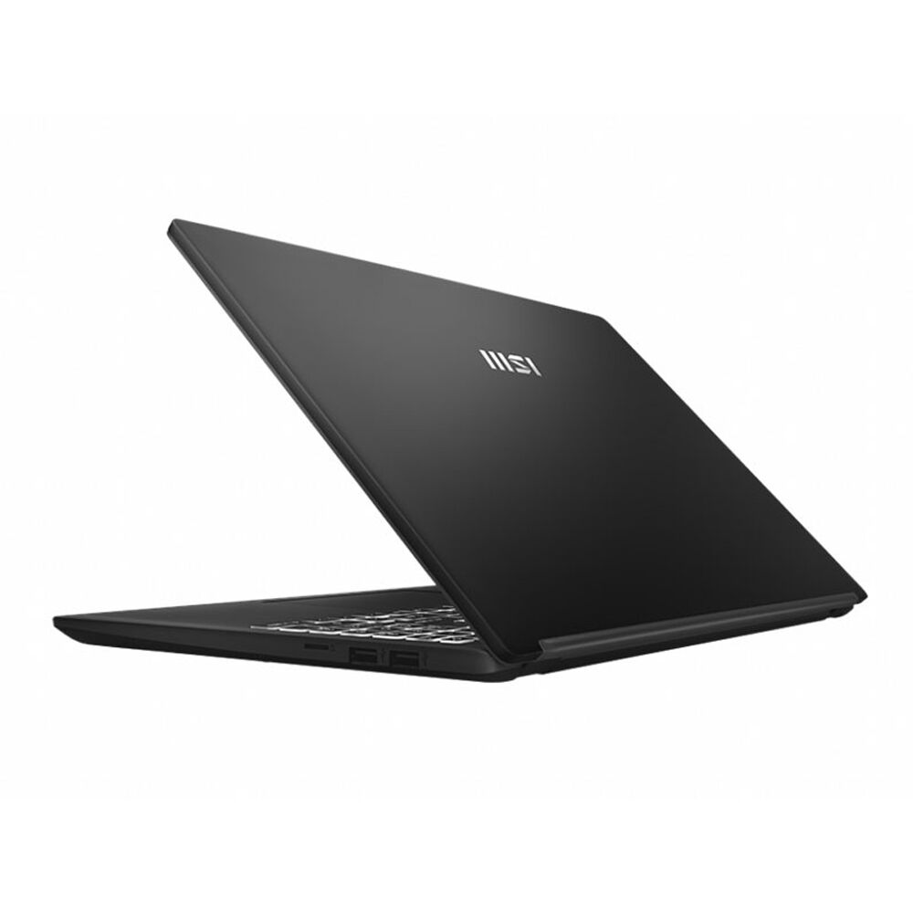 Laptop MSI Modern 15, 15.6” FHD, i7-1255U, 16GD4 bus 3200 (8GBx2) onboard, 512GB SSD 1.7kg, TPM 2.0, MIL-STD-810H/G, Single backlit KB, Wifi6E+BT, Win 11, Black, 2Y, (15-B12MO-487VN)