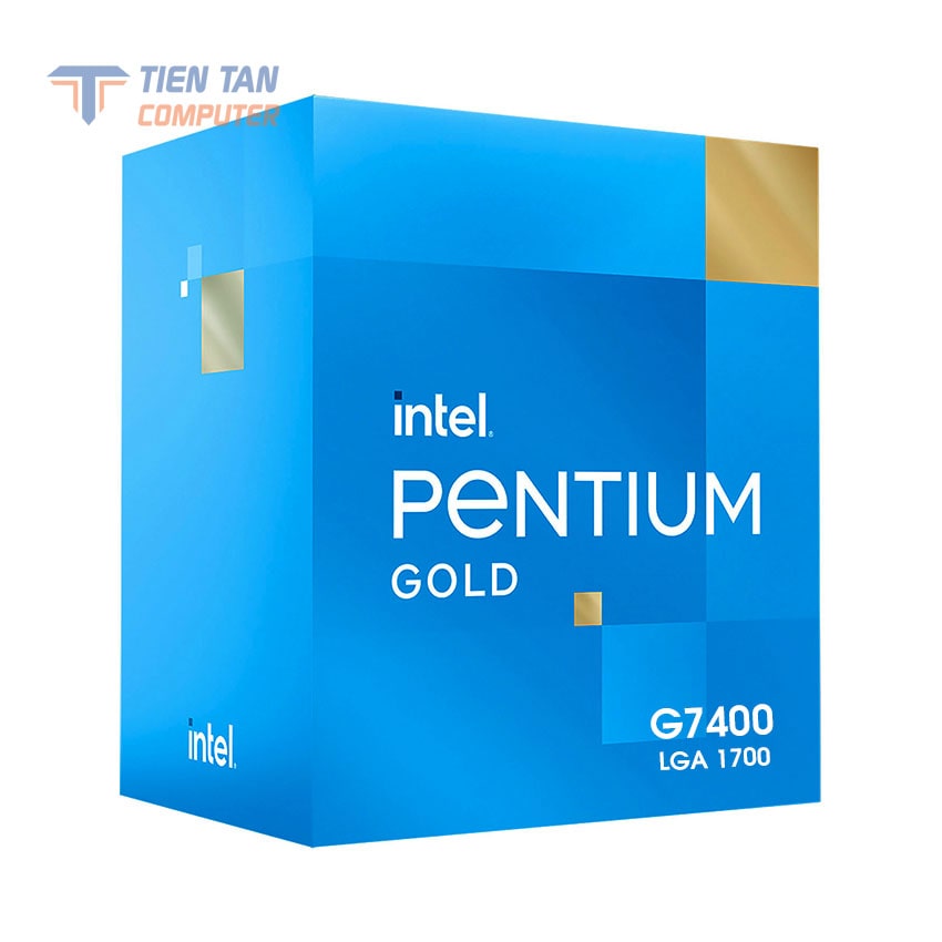 Bộ VXL Intel  Pentium Gold G7400 (3.7GHz, 2 nhân 4 luồng, 6MB Cache, 46W) - Socket Intel LGA 1700)