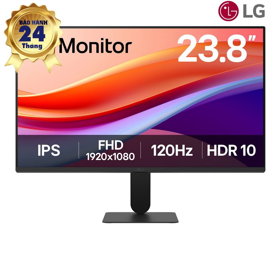 LCD 23.8-inch LG 24U411A-B.ATVQ: IPS FHD(1920x1080) 16:9; 99% sRGB; 250 cd/m2 nits; 120HzHz; 5ms; HDMI + VGA; VESA(10x10); Cable HDMI; 2Y (24U411A-B.ATVQ)