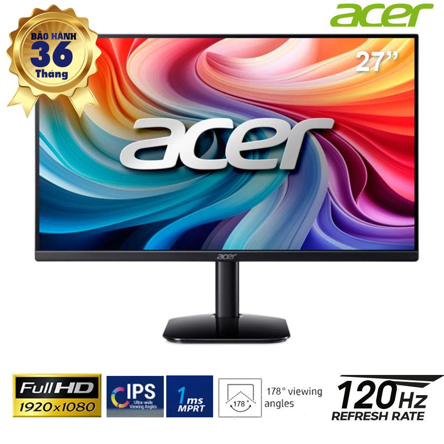 Màn hình Acer KA272 G0 (27 inch/FHD/IPS/120Hz/1ms)