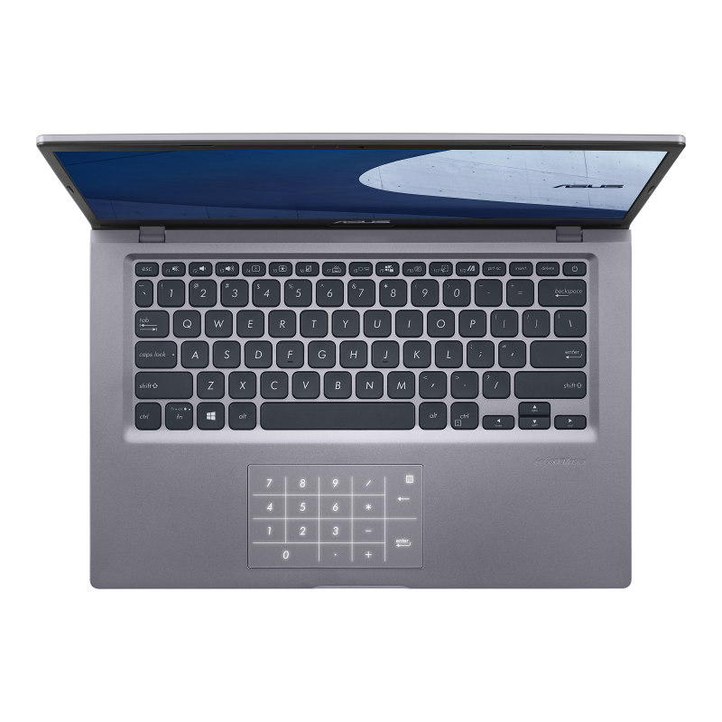 Laptop Asus Expertbook P1412CE, i3-1115G4, 8GD4 + 1 slot, 512GB + 2.5” HDD, TPM, WiFi6+BT5.2, W11H, chuột+túi, đầu chuyển đổi LAN to USB, Xám, 1Y (P1412CEA-EK0847W)