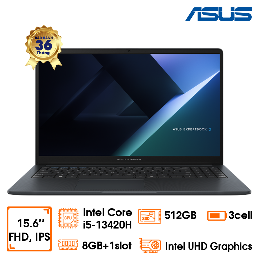 Laptop Asus Expertbook B1503CVA, 15.6