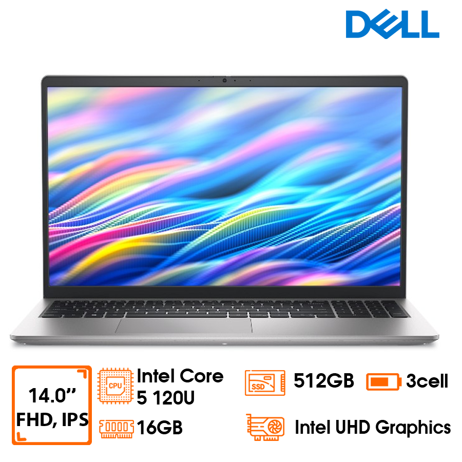 Laptop Dell Pro Essential PV14250, 14” FHD 300nits WVA/IPS, Core 5 120U (Up to 5Ghz, 12Mb Cache), 16GD5 (1x16GB) bus 5200 (up to 32GB), 512GB SSD NVMe, 54Whr Battery, Ubuntu, Platinum Silver(Plastic) Pro Support, 2Y (PV14250-120U-16512U)