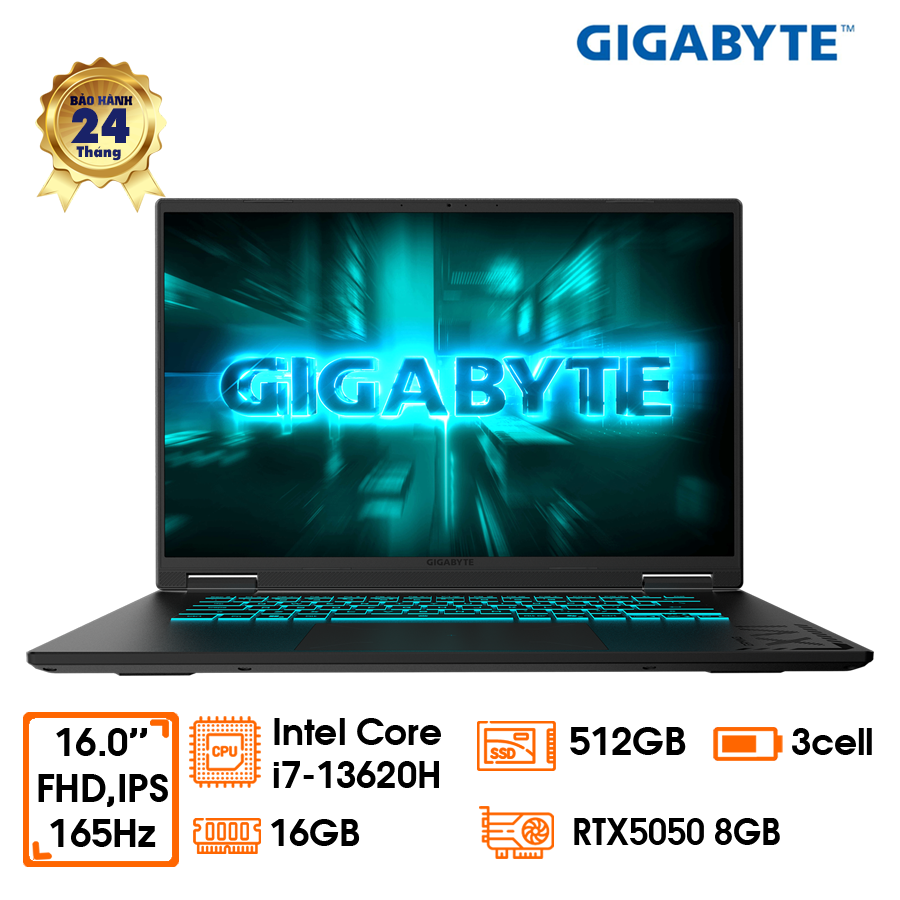 Laptop GIGABYTE gaming A16, 16