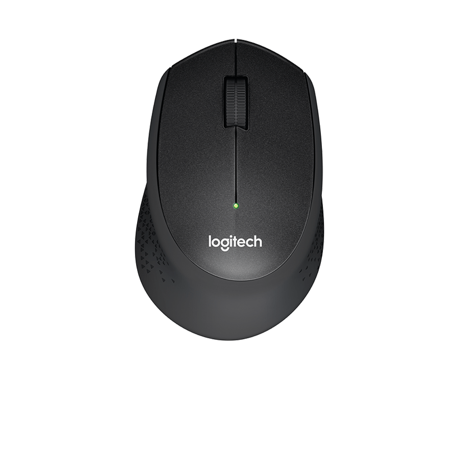 Chuột không dây Logitech M331 yên tĩnh - màu đen - 1000 DPI; 2.4GHz; 3 nút; 91g; Pin AA*1; tương thích Unifying