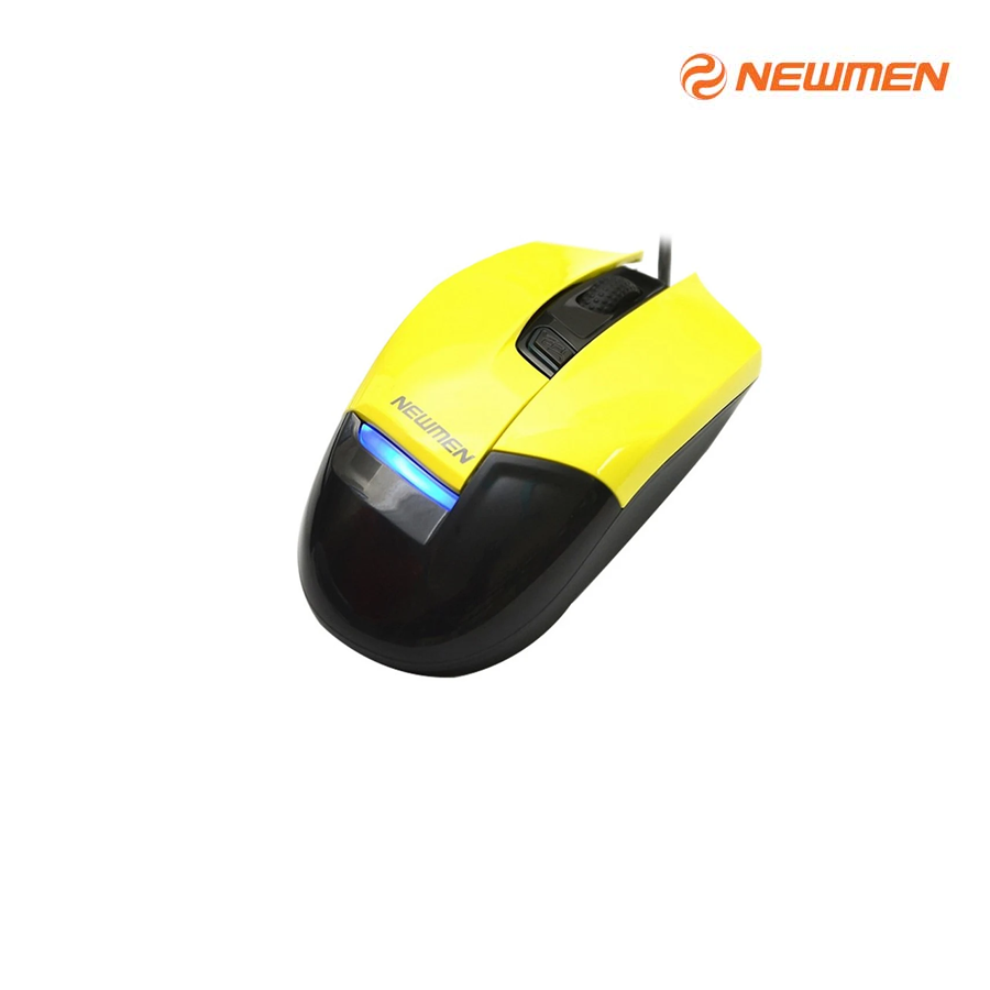 Chuột quang gaming NEWMEN G10PLUS-Y (vàng) - USB/4 nút/800-3200DPI