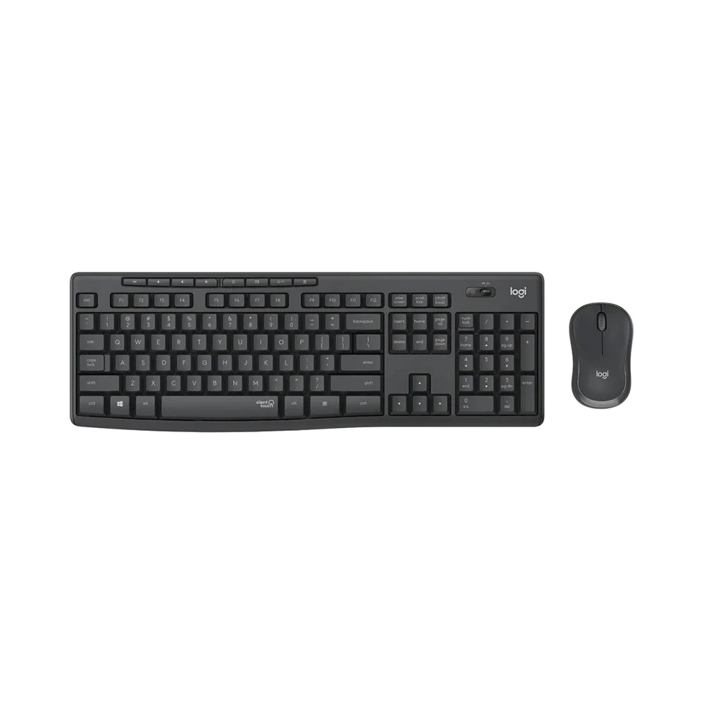 Bộ bàn phím chuột không dây Logitech MK295 Silent