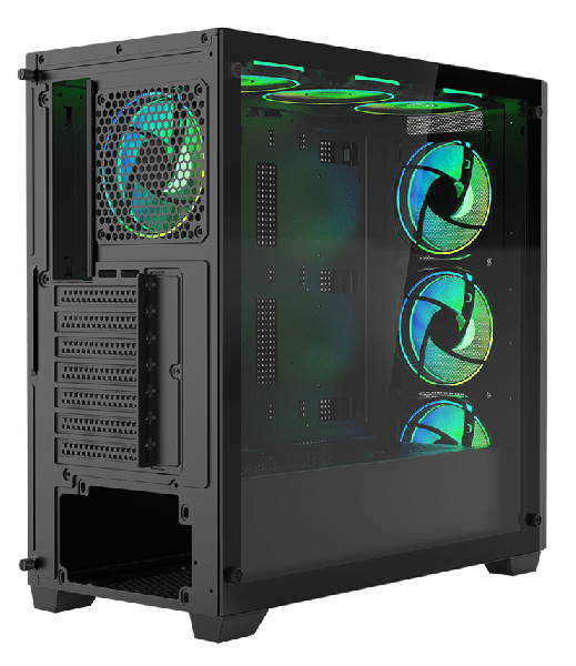 Vỏ Case Jetek CSGO2 Z7 - Màu đen, EATX, 46,5L (L470 x W218 x H454mm), 1*USB3.0+2*USB1.0+HD AUDIO, 3.5 HDD*2; 2.5 SSD*2, Sẵn 3 Fan 12cm (mặt trước) + 3 Option Fan 12cm (mặt trên) + Option Fan 12cm (mặt sau)