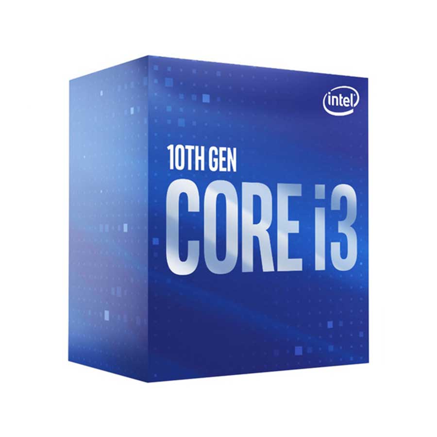 Bộ VXL Intel Core i3-10100 Comet Lake - 4x3.6 max 4.3GHz; DDR4-2666; Cache 6MB; 14nm; UHD630 350Mhz; TDP 65W, hàng chính hãng