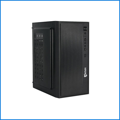 Vỏ Case Jetek EN15 - 295*165*350mm, màu đen, 2 Option Fan 12, 1 Option Fan 8