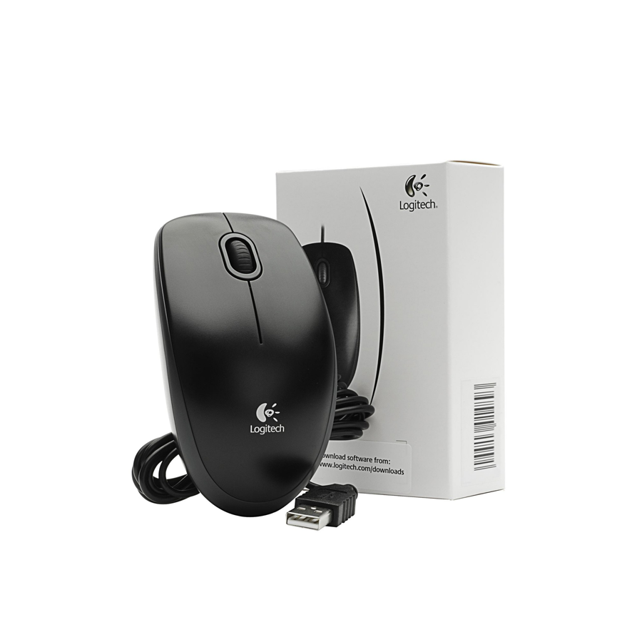 Chuột dây Logitech B100 - USB 2.0