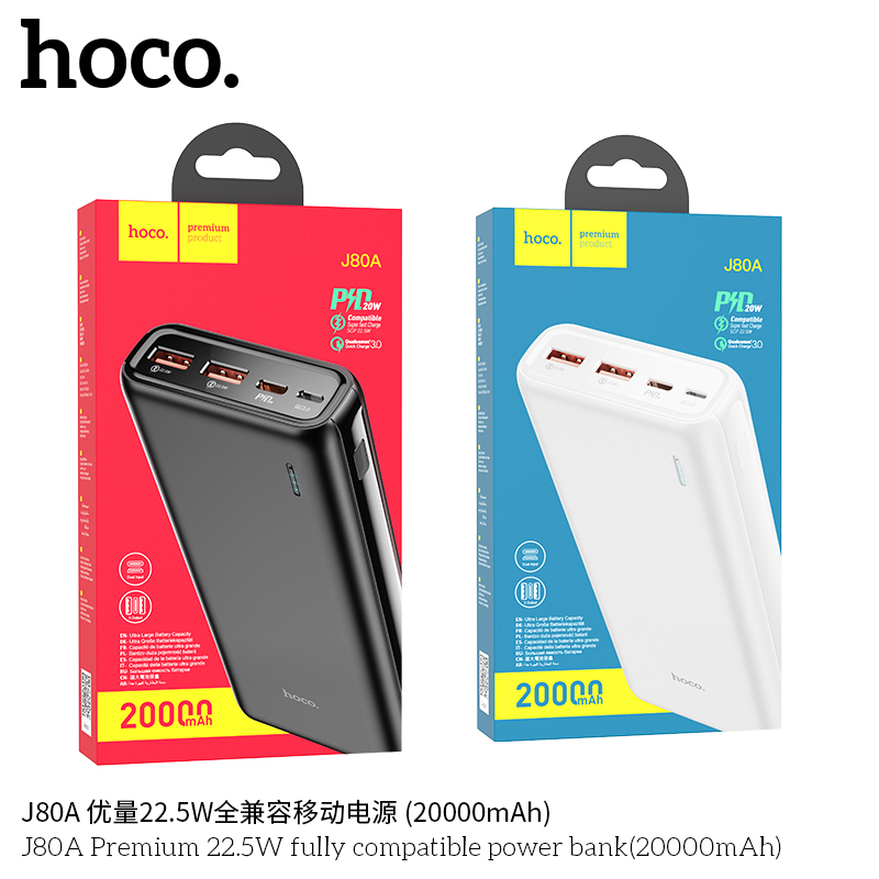 Sạc Dự Phòng Hoco J80A 20000mAh