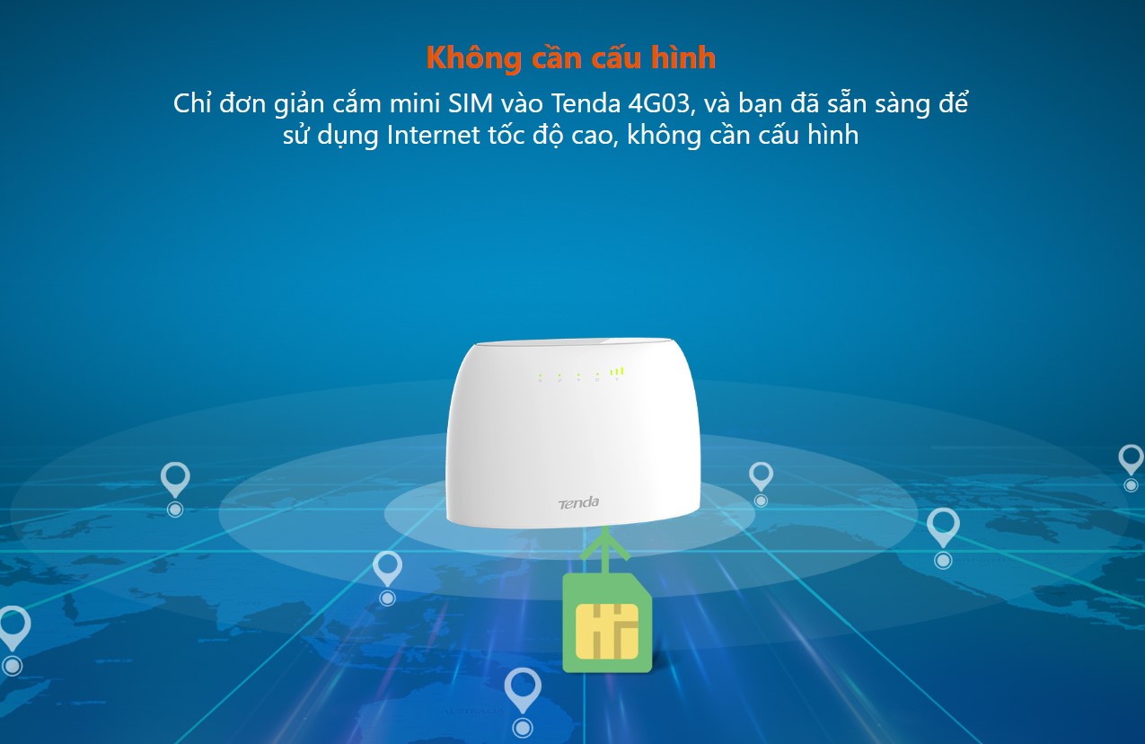 Bộ phát WiFi 3G/4G Tenda 4G03 - 150Mbs, Hỗ trợ 32 User  - Ảnh 5