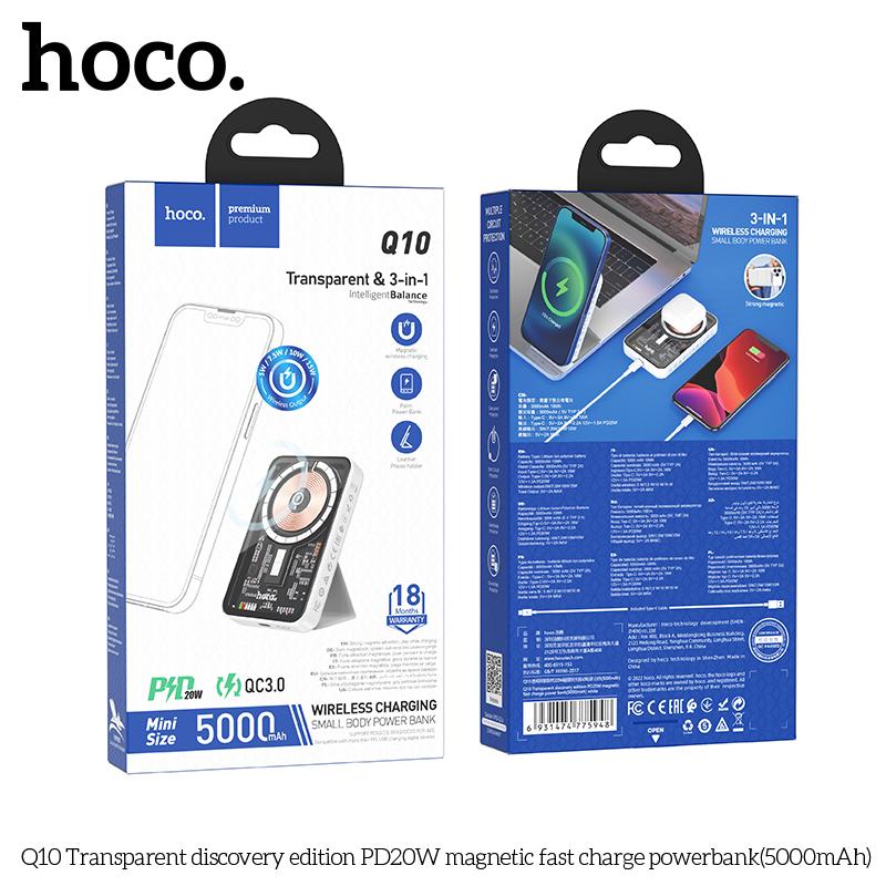 Sạc Dự Phòng Không Dây Hoco Q10 5000mAh