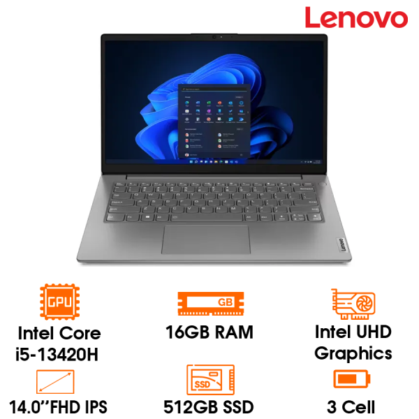 Laptop Lenovo V14 G4 -Iron Grey- 14