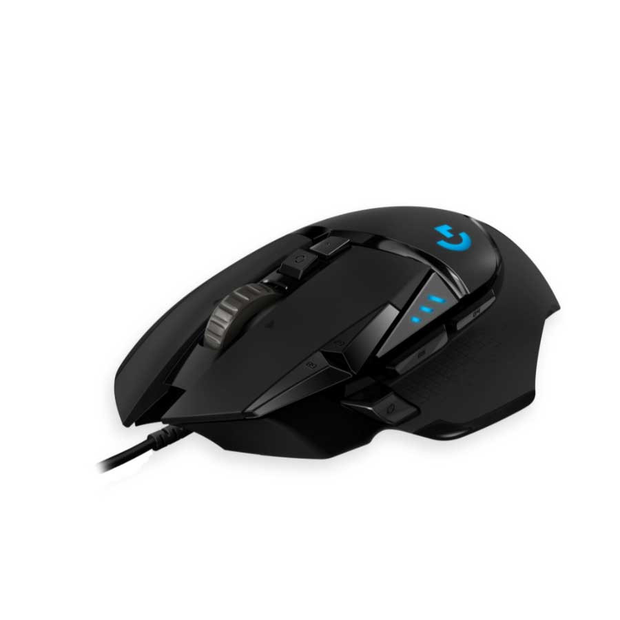 Chuột dây Logitech Gaming G502 Hero - USB 2.1m, 100-25600Dpi, ACC 40G, 400 IPS(910-005472)